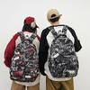 Graffiti Print Student School Bag Male Large Capacity Computer Backpack