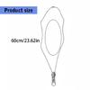 Adjustable Zippers Charm Necklace Unisex Neckchain Fashionable Choker Jewelry for Women and Men Wedding Accessory