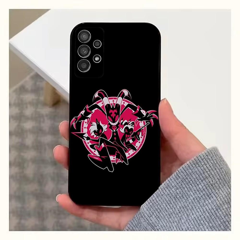Чехол для телефона с аниме H-Helluva B-Boss для Samsung S25, S24, S23, S22, S20, S21, S10, Ultra, Plus, Lite, FE, Мягкий силиконовый черный чехол