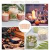50 Pieces Wooden Candle Wick Holders for Candle Making, Candle Wick Centering Device, DIY Candle Making Accessories