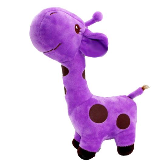 Stuffed Toy Skin-friendly Cartoon Animal Giraffe Shape Stuffed Animal Plush Toy for Kid