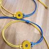 Colorful Day Feng Shui Fortune Basic Sunflower String Knot Bracelet
