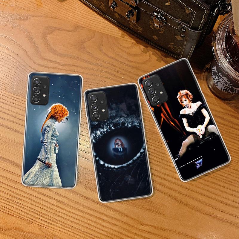 Чехол для телефона Mylene Farmer для Samsung A54 A57 A37 A17 A14 A15 A12 A24 A34 A55 A35 A25 A52S A07 A05S A04S A22 A32 A72 Galaxy Note