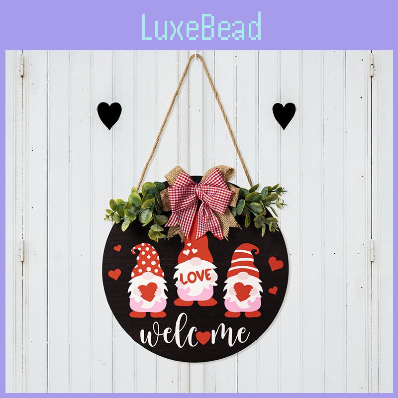 Креативный День Матери Любовь Гном Приветственная Табличка С Красным Бантом И Сердечным Декором