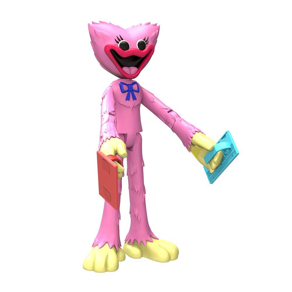 Poppy Playtime Kissy Missy Action Figure Poseable Series (5-inch Figure, 1) [Officially Licensed] (AF7702)