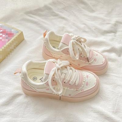 Премиальные кеды женские новые осенние на платформе белые туфли с юбками универсальные нишевые туфли-хлебцы