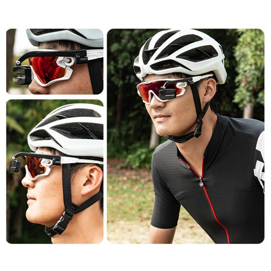 Зеркало заднего вида для велосипедного шлема, многоугольное регулируемое велосипедное стекло, зеркало заднего вида, устойчивое к царапинам, аксессуар для езды на велосипеде, безопасность дорожного движения