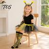 Cute Fairy Wings for Girls Bee Wing Kids, Honey Festival Costume, Princess Dress Kids Butterfly Halloween Up Accessory Toddler Pretend Play,