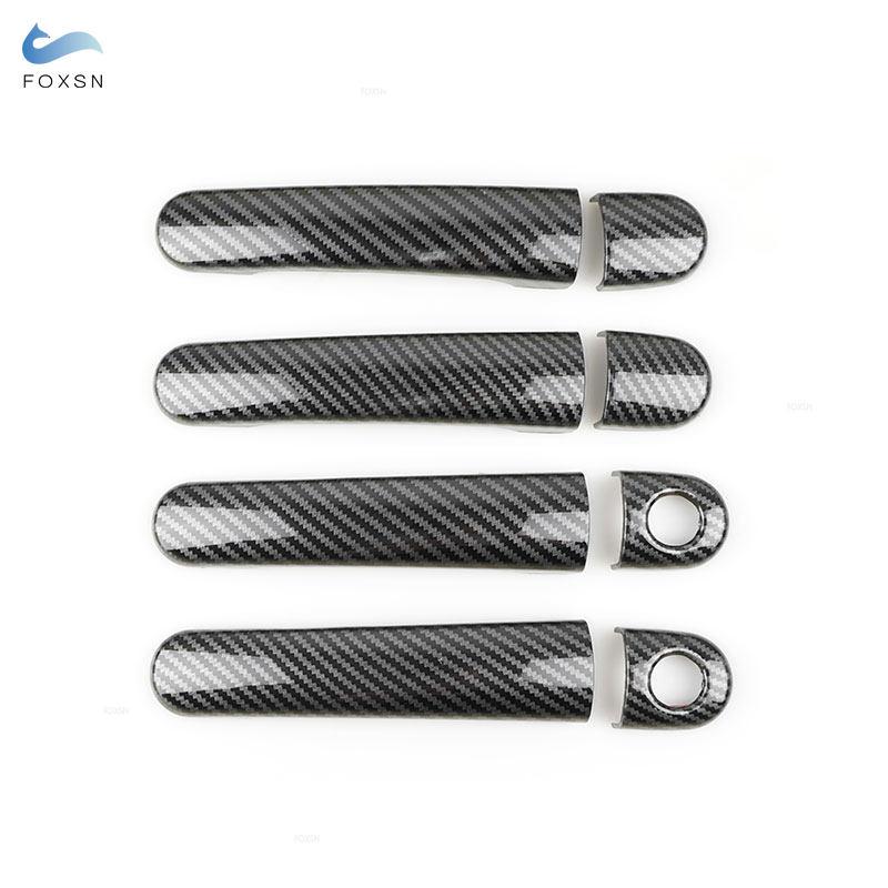 Накладки на внешние дверные ручки автомобиля, наклейки, аксессуары для отделки Skoda Octavia Fabia 2001-2007 Superb 2001-2008 Roomster