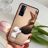 Чехол для Vivo V20 SE Животный Мультяшный Мягкий Силикон Funda для Vivo V20 SE V2022 V2023 Чехол для Телефона VivoV20SE Черный Coque 6.44 дюйма