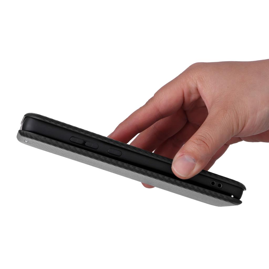 Для Моторола Край (2025) Чехол 5G Текстура углеродного волокна Ударопрочный Чехол для телефона из ПУ кожи