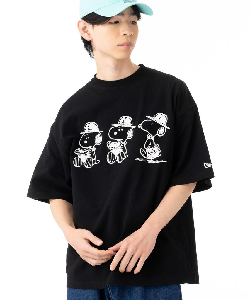NEW ERA Peanuts Snoopy Collaboration Oversized Cotton 14682927 L T-Shirt