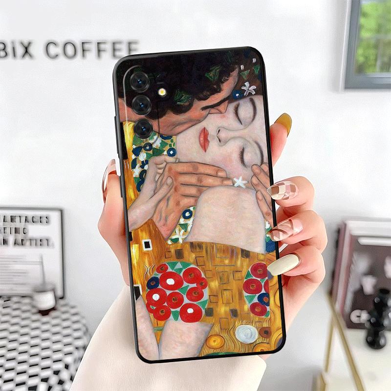 Поцелуй Густава Климта Мягкий чехол для телефона Samsung A17 A37 A57 A16 A26 A36 A56 A15 A25 A35 A55 A14 A24 A34 A54 A13 A23 A33 A53