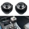 Black Leather 5/6 Speed Car Gear Stick Shifter Lever Shift Knob For Legacy Subaru Forester Outback Impreza STI WRX 2009-2018