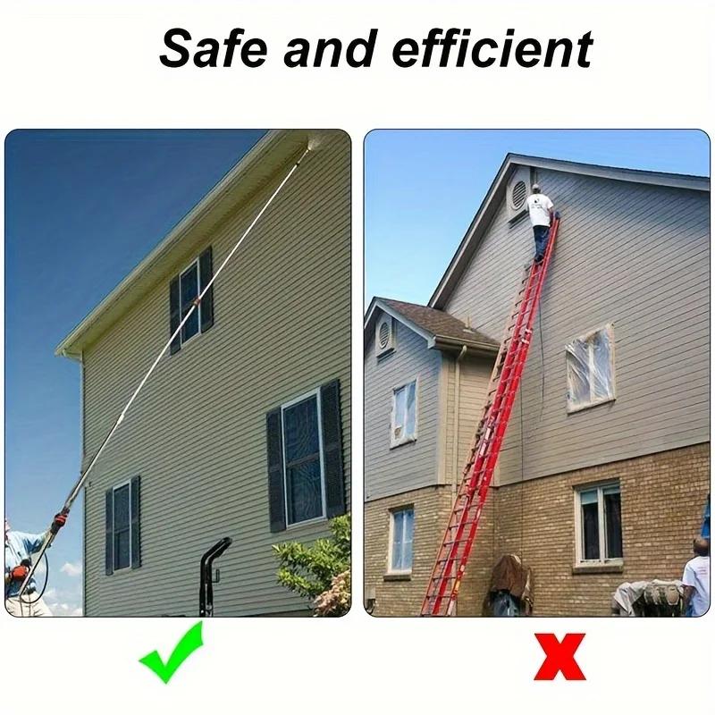 10 шт./набор Удлинитель для мойки высокого давления, Быстросъемная насадка-копье для мойки высокого давления с 6 насадками, Изогнутые насадки для очистки канав