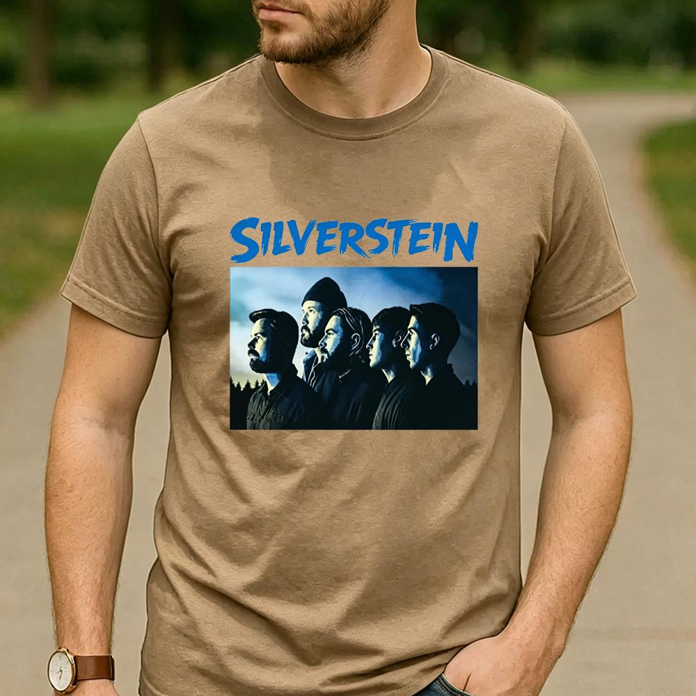 Silverstein Out Of This World Cotton T Shirt PostHardcore Band Graphic Unisex Short Sleeve Casual Streetwear Daily Music Tops