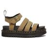 Dr. Martens Leather Comfortable Versatile Beach Sandals Women sandals Brown 31735439