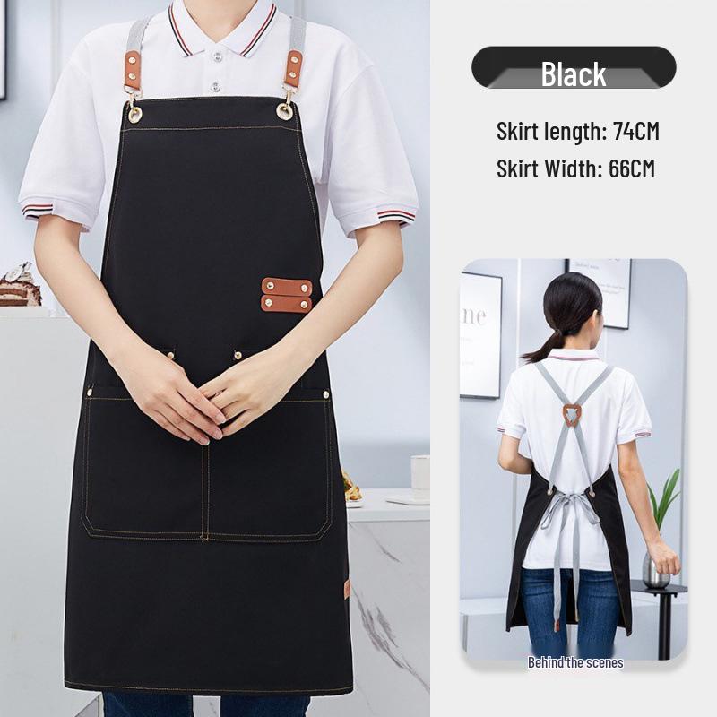 Multifunctional Apron for Kitchen, Gardening, Studio, Supermarket, Milk Tea, Nail Art, Catering, and Waitstaff.