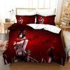 3D Attack On Titan Bedding Set Single Twin Full Queen King Size Attack On Titan Bed Set Children Kid Bedroom Duvet Cover Sets