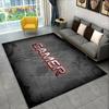 3D мультяшный геймерский ковер Game Over, ковер для гостиной, спальни, дивана, игровой комнаты, коврик для декора, детские игры, нескользящий напольный коврик