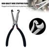 3Pcs 60-Degree Electrical Disconnect Pliers with Non-Slip Handle Double-Headed Design Automotive Connectors Pliers Angled Wire Plugs Removal Tool