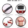 Heart Rate Chest Strap Replacement Strap, Adjustable Cycling Heart Rate Strap Elasticity, Compatible with Maijin Black Bird Jiaming