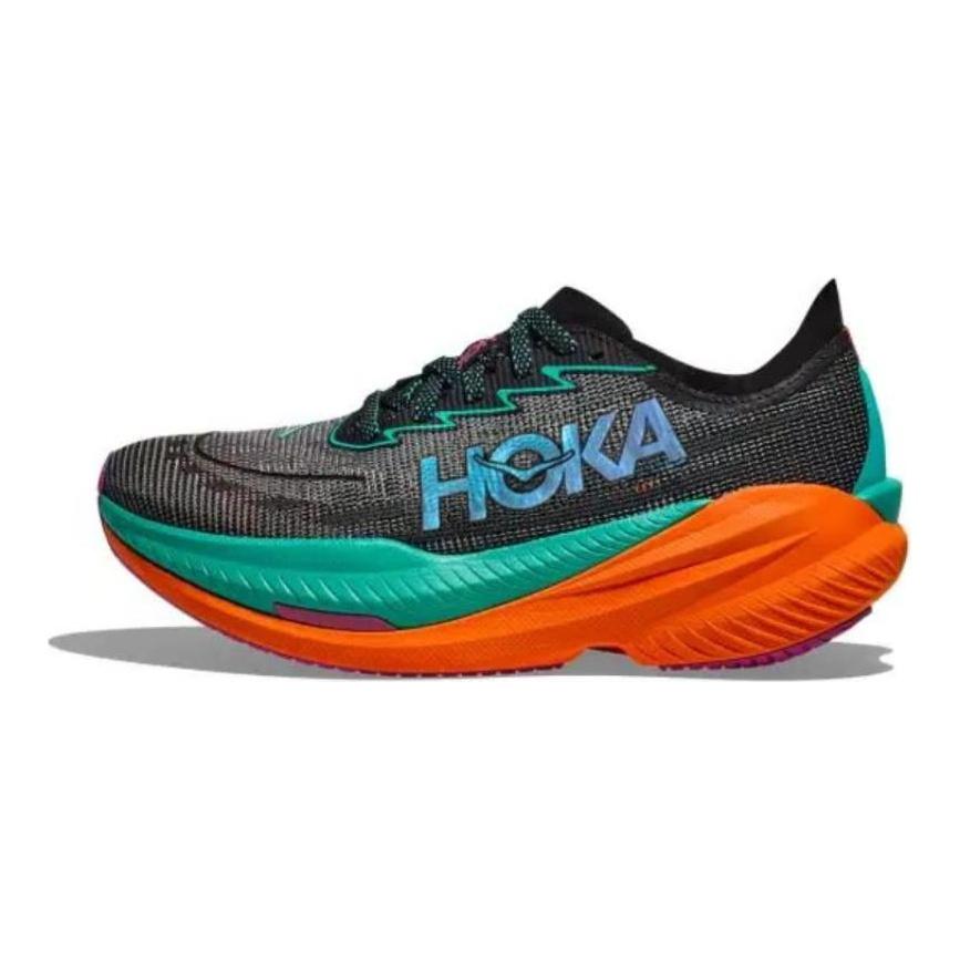 HOKA One One MACH X 2 Низкие Повседневные Марафонские Беговые Кроссовки Мужские Черные Кроссовки 1155119-bcq