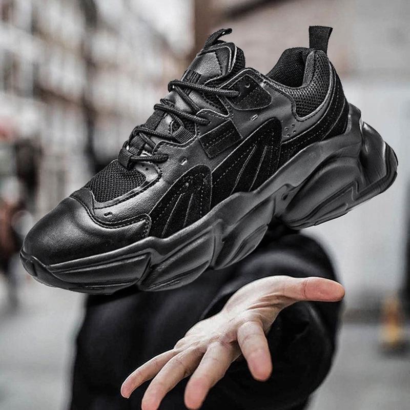 "Модные мужские спортивные кроссовки на толстой подошве из дышащего материала белого цвета, весна 2022 г., модель 898"