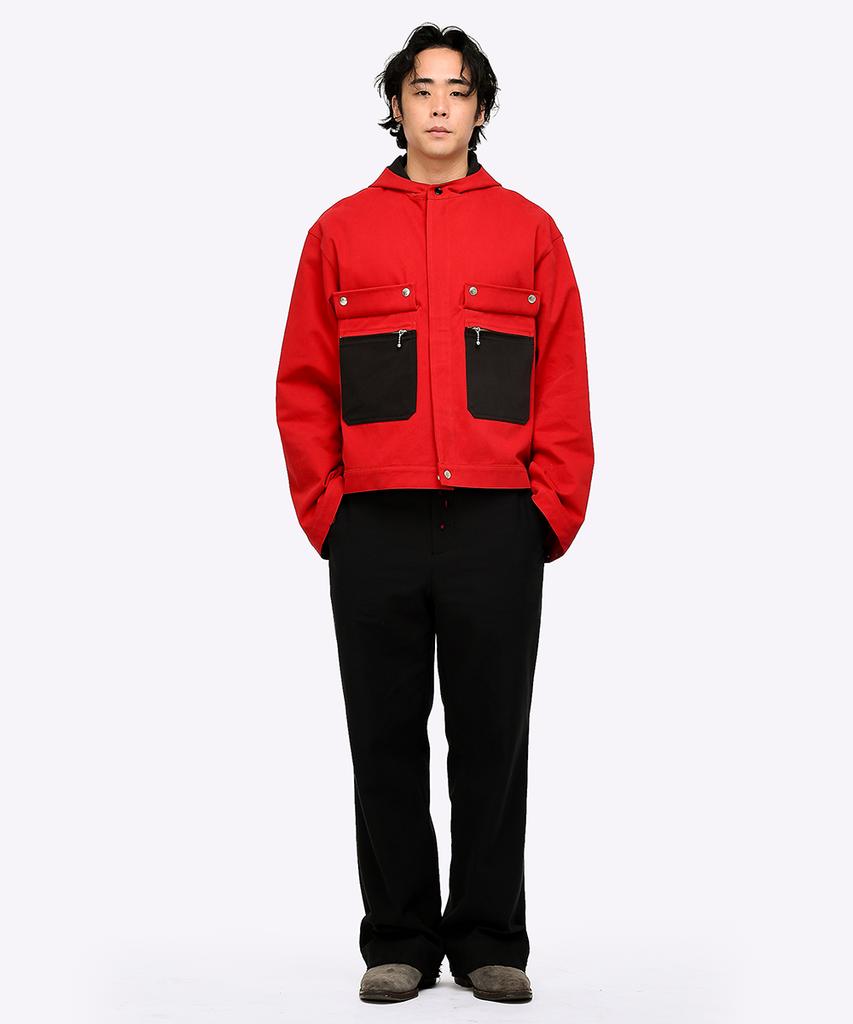 Quest&Guest French Army Jacket (Red)