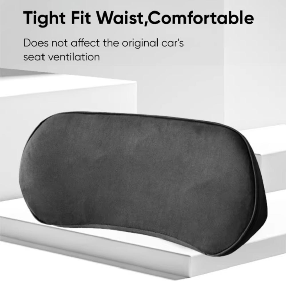 Memory Foam LOwer Back Pillow Solid Color Driving Seat Waist Pad New Back Cushion Car