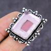 Розовый Кунцит Драгоценный Камень 925 Стерлинговое Серебро Подарок Ювелирное Изделие Кольцо Размер 8