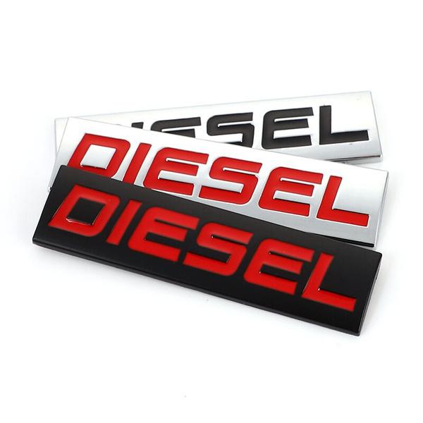 Автомобильная наклейка Diesel Логотип Эмблема Значок 3D Металлические автомобильные наклейки Стайлинг автомобиля