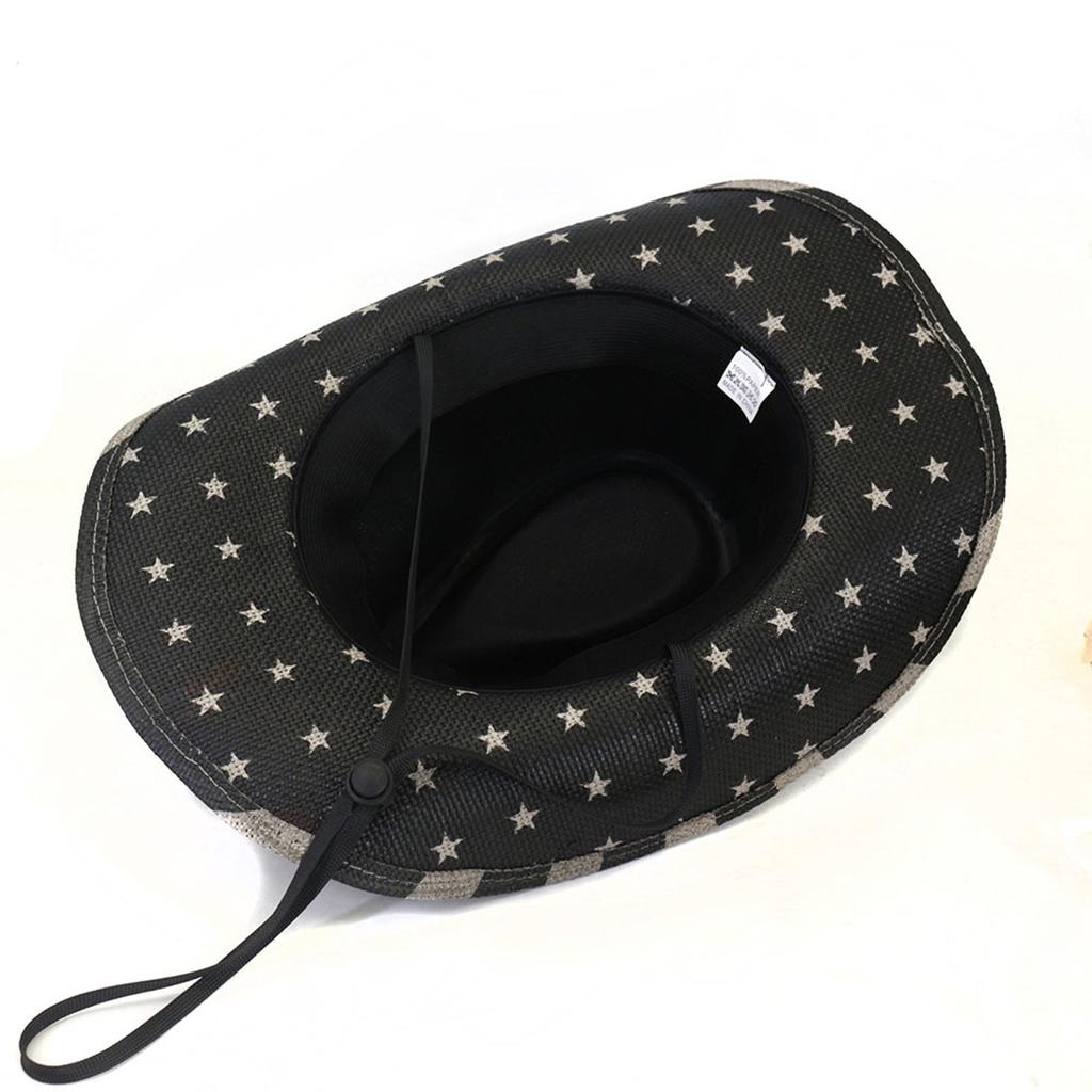 Мужская винтажная ковбойская шляпа с американским флагом США в стиле вестерн Shape-It