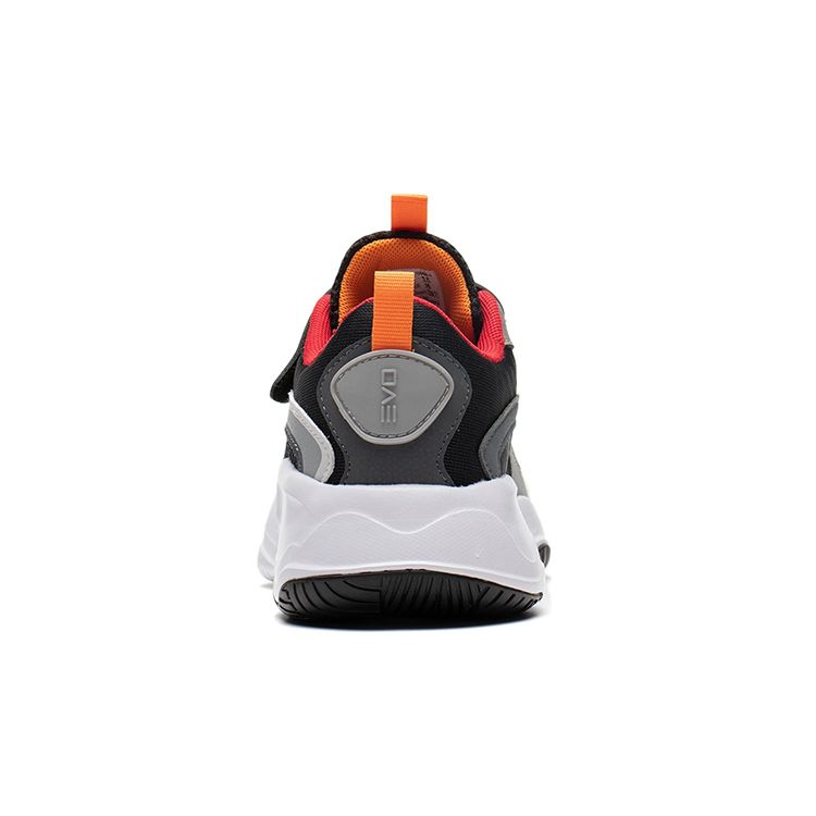 Li Ning Childrens Evo нескользящие амортизирующие износостойкие дышащие спортивные повседневные туфли детские туфли черные серые YKCS050-1