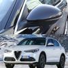 Накладка на зеркало заднего вида из углеродного волокна для Alfa Romeo Stelvio 2016-2023