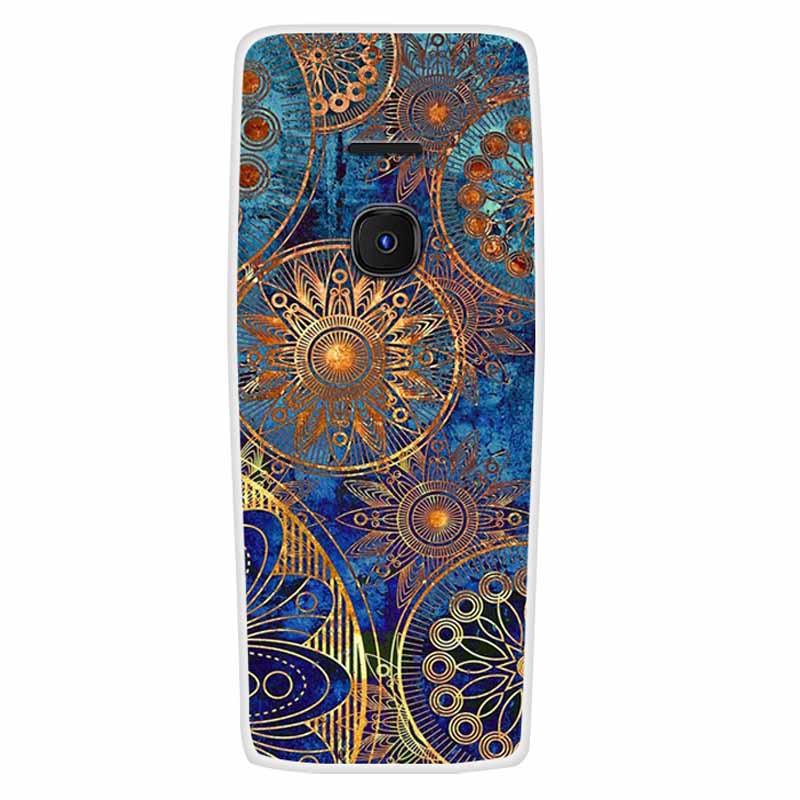 For Nokia 8210 4G Case Soft Silicone Space Landscape Covers for Nokia 6300 4G Cases Colorful Bumpers Cat Phone Protective Bags