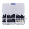 200Pcs Terminal Cable Plug SM 2.54mm Male Female Housing Pin Header Crimp Terminals Connector Assortment Kit