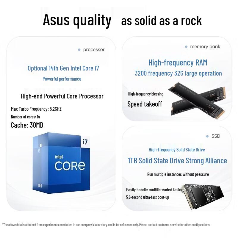 ASUS Gaming Desktop PC with 25-inch Monitor (CN version)