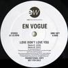 12inch Record EN VOGUE - Love Don't Love You DMD1977 EastWest Record 1993 US Rap & Hip-Hop/R&B Used