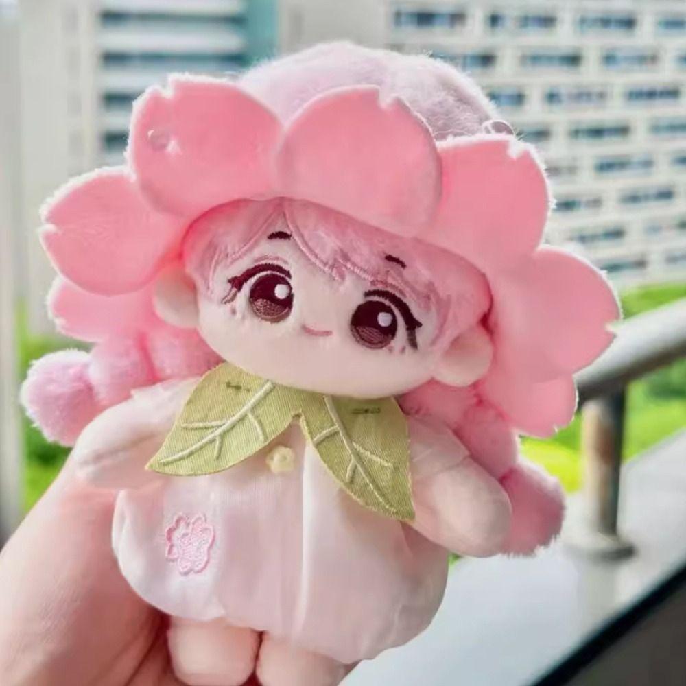 Dress Doll Clothes Outfit Sakura Elf Doll Dress Up Set 10cm Cotton Doll Clothes  10cm Cotton Doll