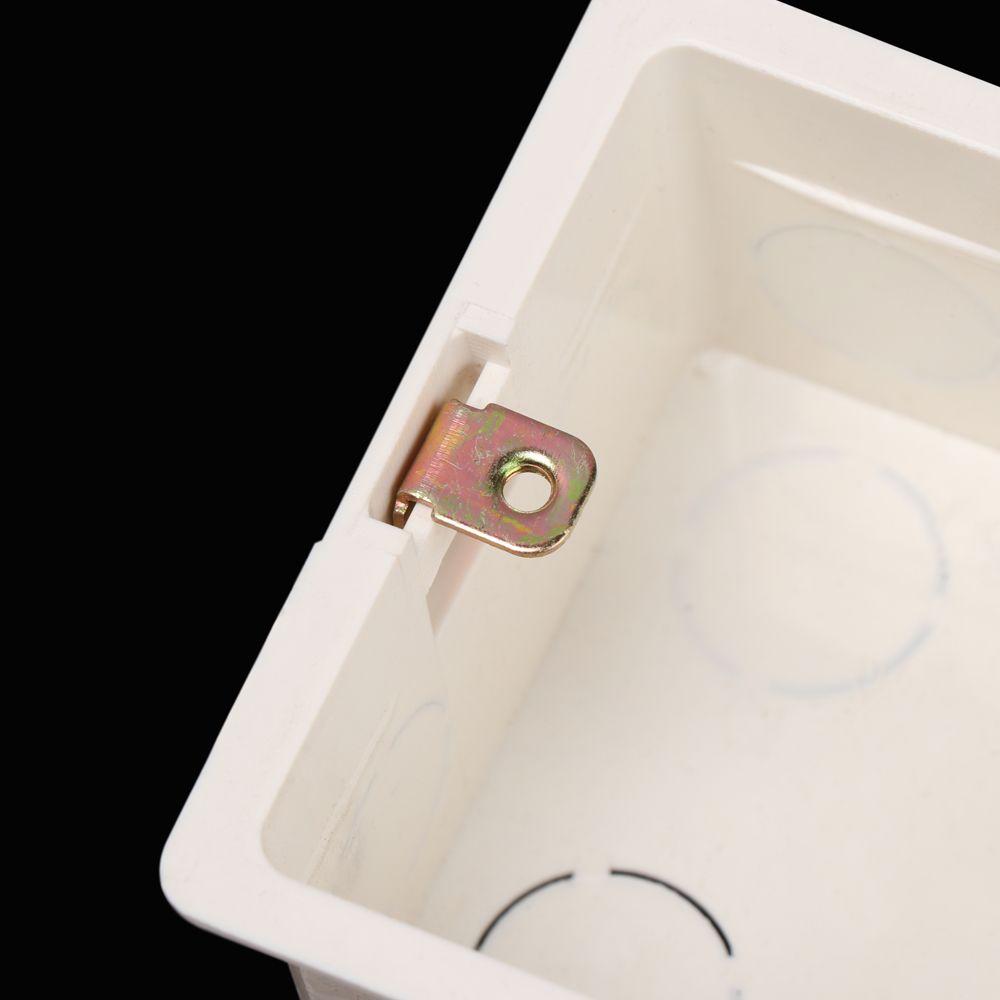 Flame Retardant Light Touch Switch Cassette Concealed Bottom Wall Mounting Box Junction
