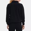 Under Armour Logo Half-Zip Fleece Training Jacket Women Outerwear Black 1365776-001