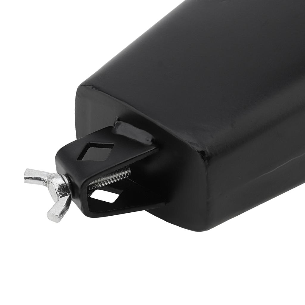 Сверхпрочный металлический железный ковбелл перкуссионный инструмент 6 8 дюймов крепление на обод барабана вверх-вниз включает ключ для настройки ручная перкуссия шумовой инструмент