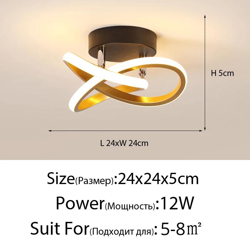 Led Ceiling Lights Modern Minimalist Bedroom Kitchen Dining Room Indoor Lighting Decor Ceiling Lamps Study Balcony Ceiling Lamps