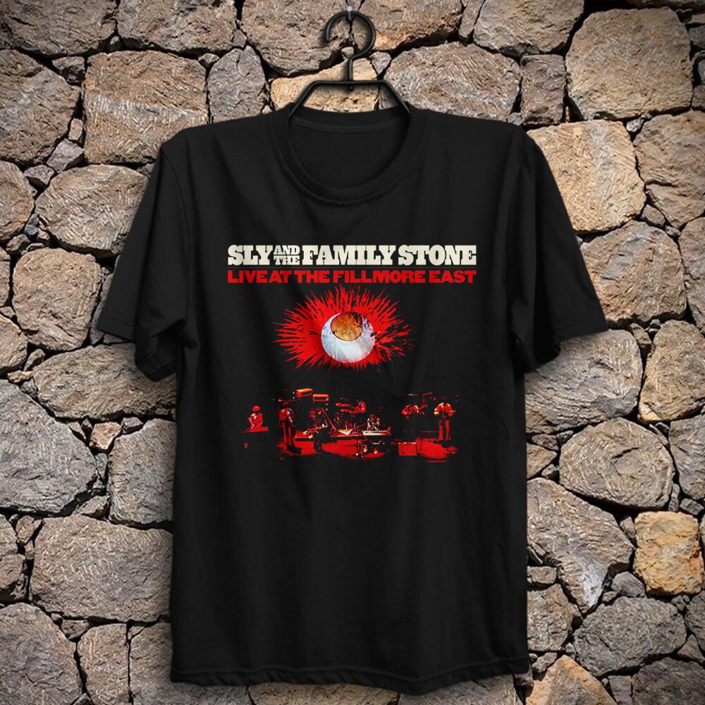 Live at the Fillmore East 1968 Sly and the Family Stone футболка Ларри Грэм, Фредди Унисекс Футболка