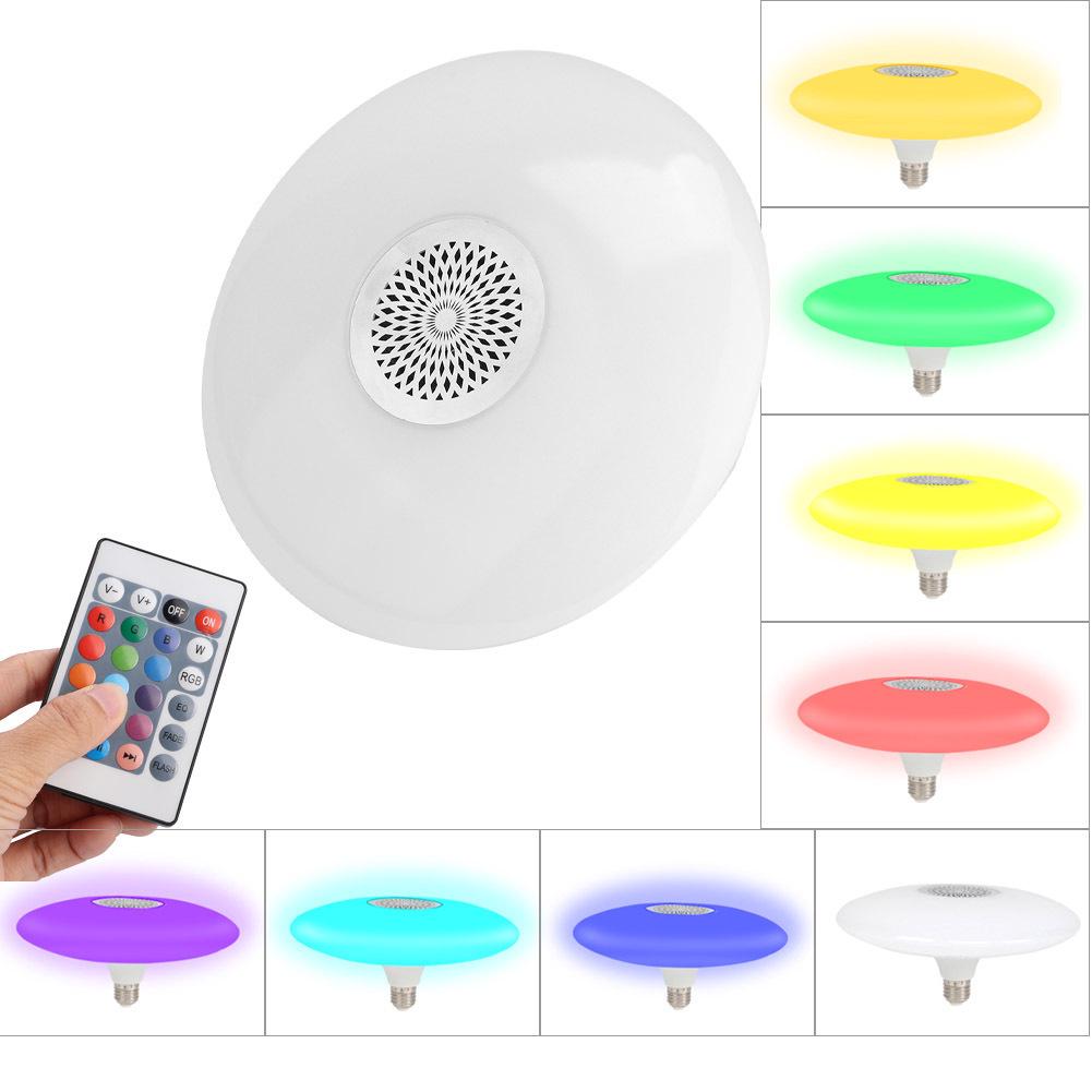 New Colorful Bluetooth Smart UFO Light: LED Music & Remote-Controlled Atmosphere