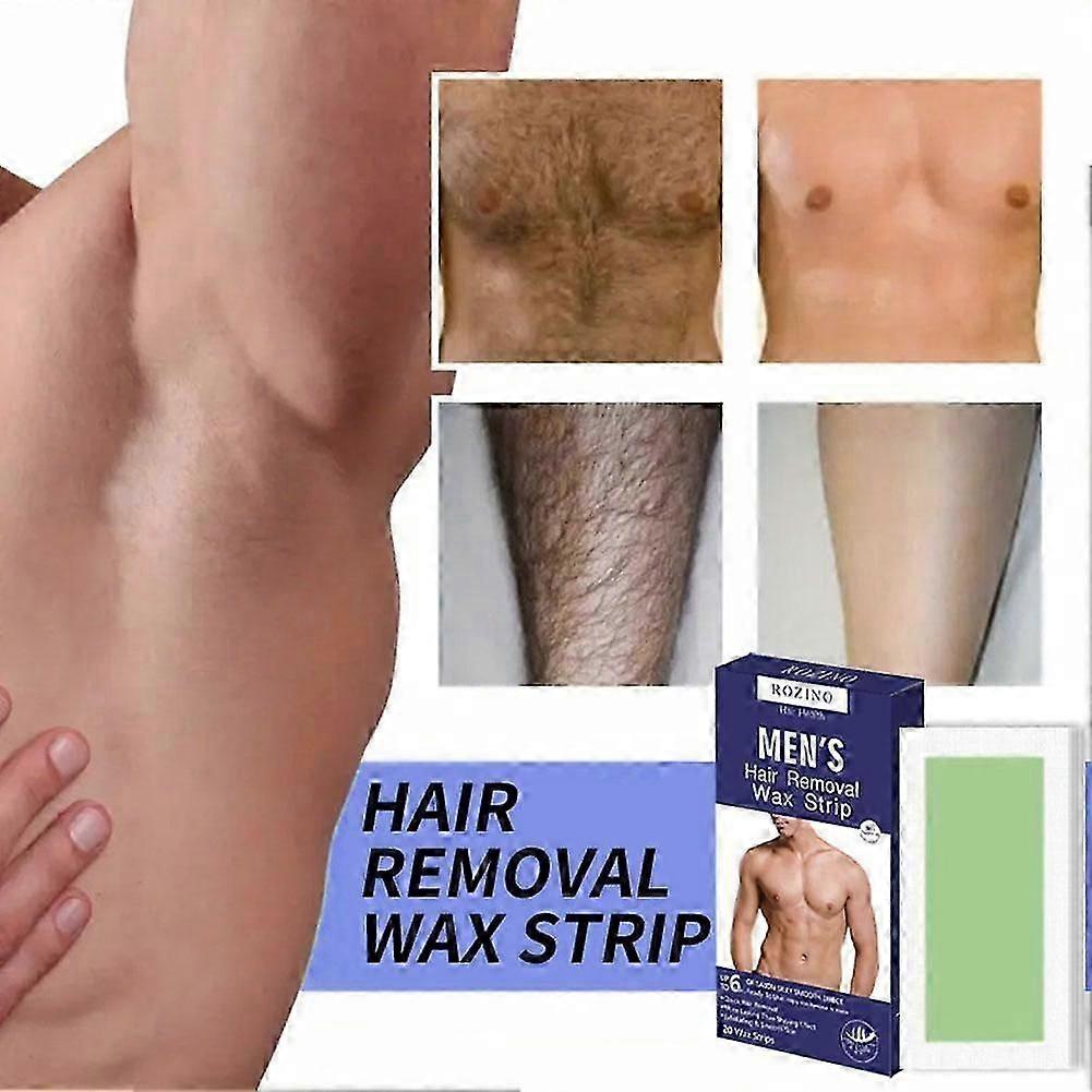 20pcs Removal Wax Paper for Facial, Body Hair Remova Waxing Strips