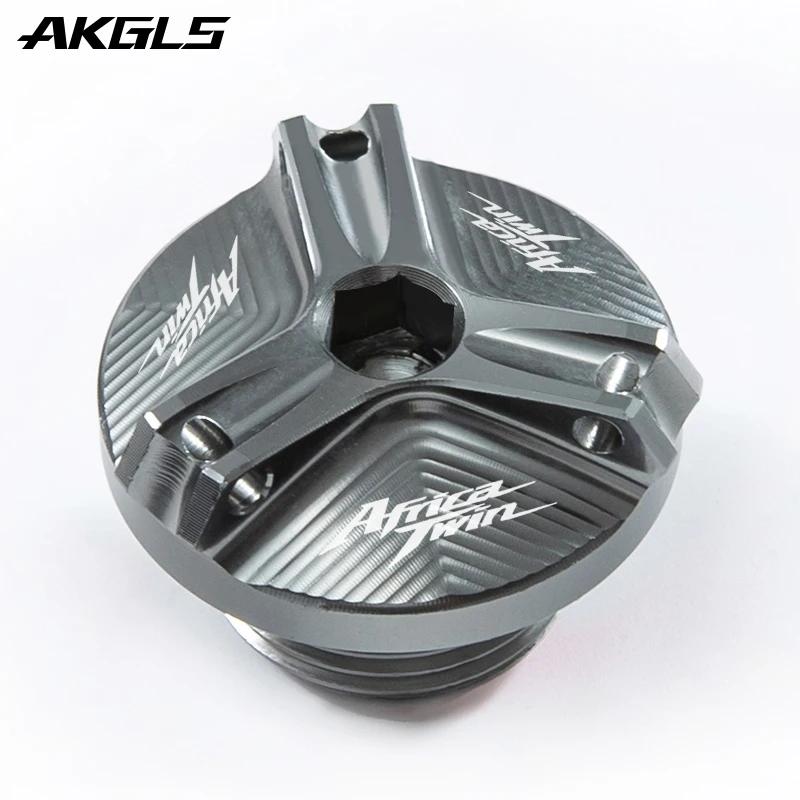 Болт крышки моторного масла мотоцикла Защитные аксессуары крышки заливной горловины для HONDA Africa Twin CRF 1100 1000 L CRF1100L CRF1000L