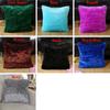Square Home Decor Car Seat Fur Plush Winter Warm Throw Pillow Cases Cushion Cover