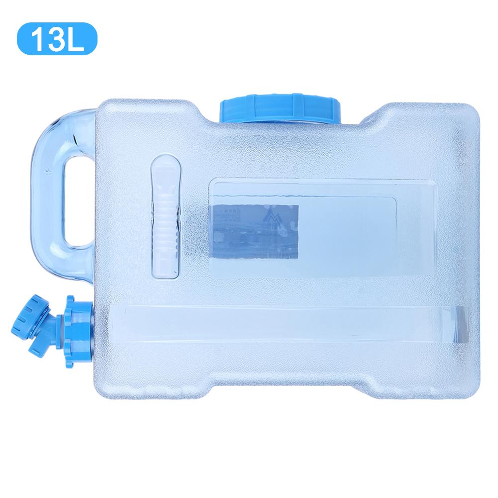 Портативное ведро для воды большой вместимости, контейнер для чистой воды для вождения с краном для кемпинга на открытом воздухе, приготовления пищи, пикника, пеших прогулок